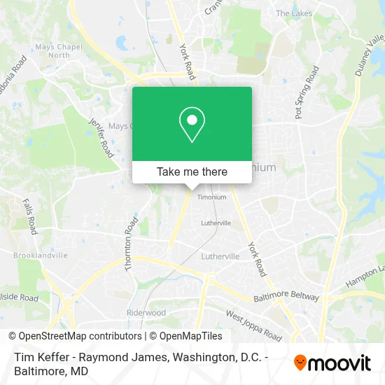 Tim Keffer - Raymond James map