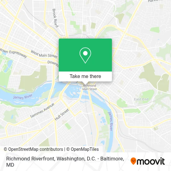 Richmond Riverfront map