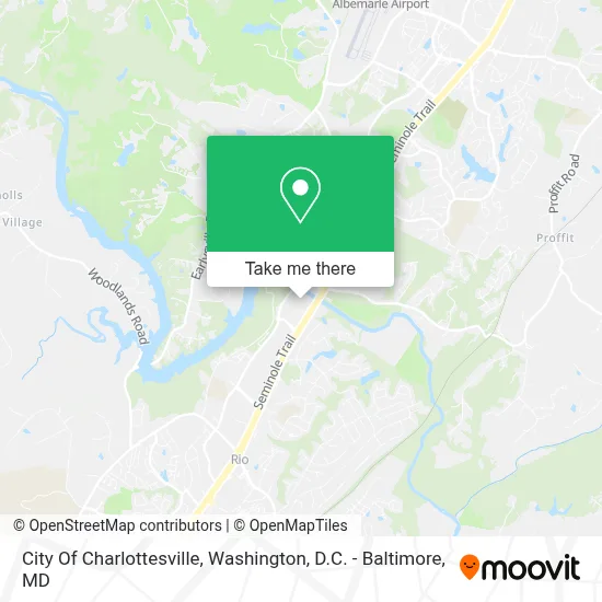 City Of Charlottesville map