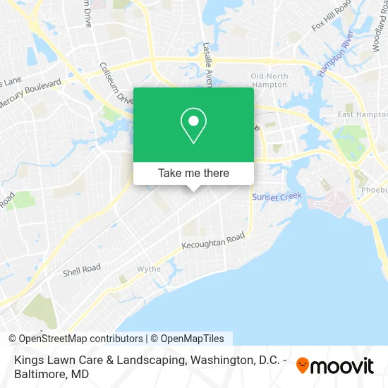 Kings Lawn Care & Landscaping map
