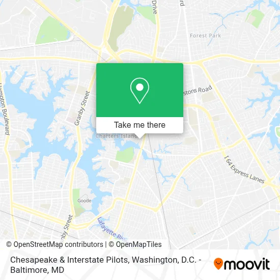 Chesapeake & Interstate Pilots map