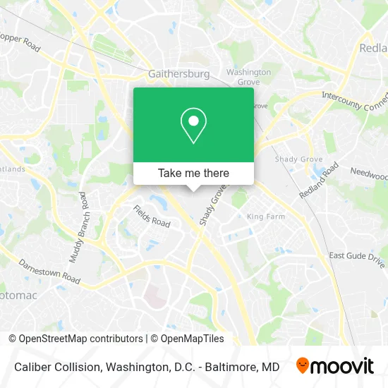 Caliber Collision map