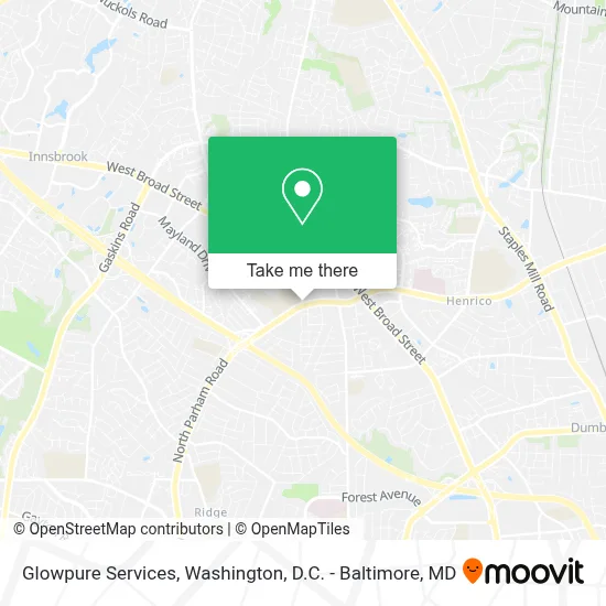 Glowpure Services map