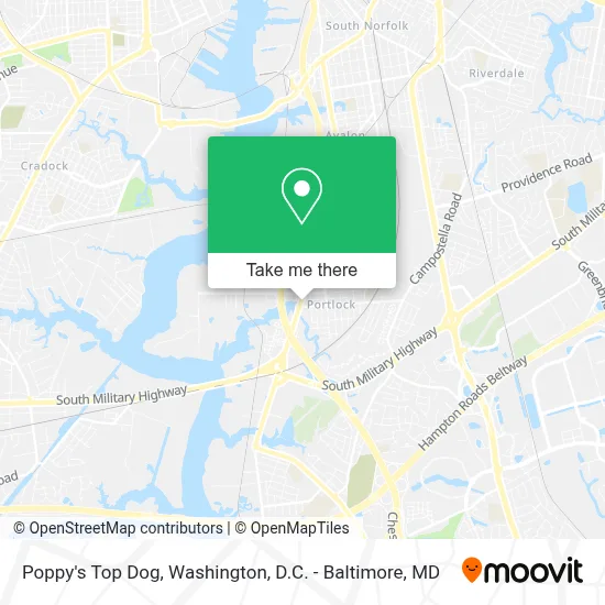 Poppy's Top Dog map
