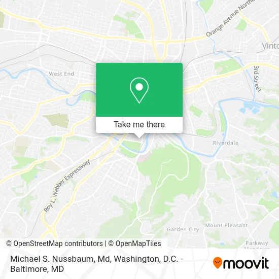 Michael S. Nussbaum, Md map