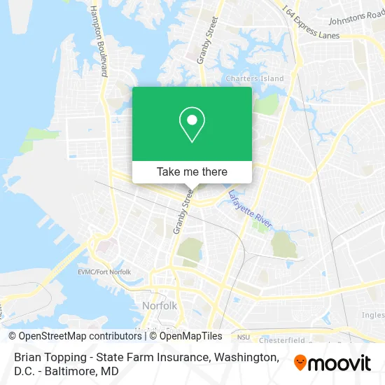 Brian Topping - State Farm Insurance map