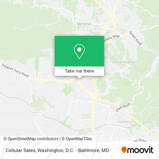 Cellular Sales map