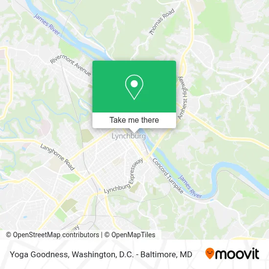 Yoga Goodness map