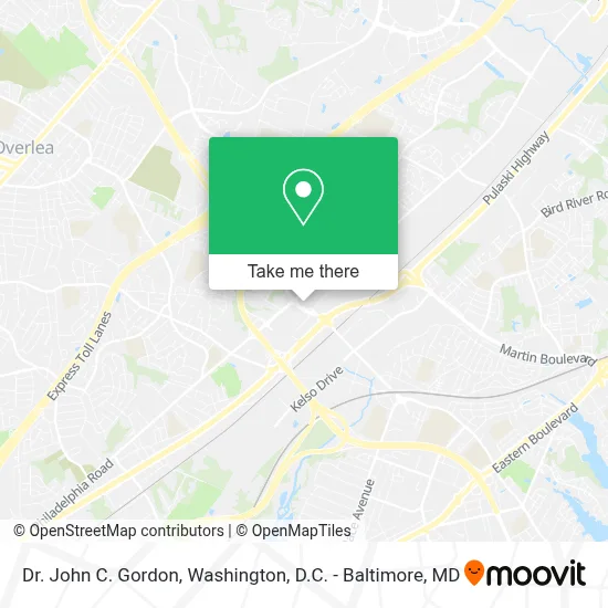 Dr. John C. Gordon map