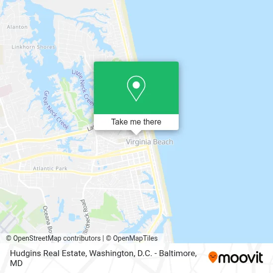 Hudgins Real Estate map