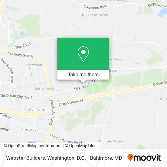 Mapa de Webster Builders