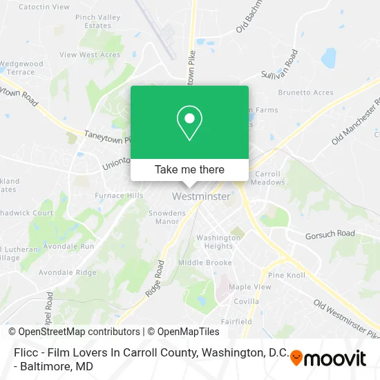 Flicc - Film Lovers In Carroll County map