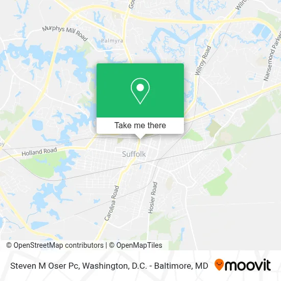 Steven M Oser Pc map
