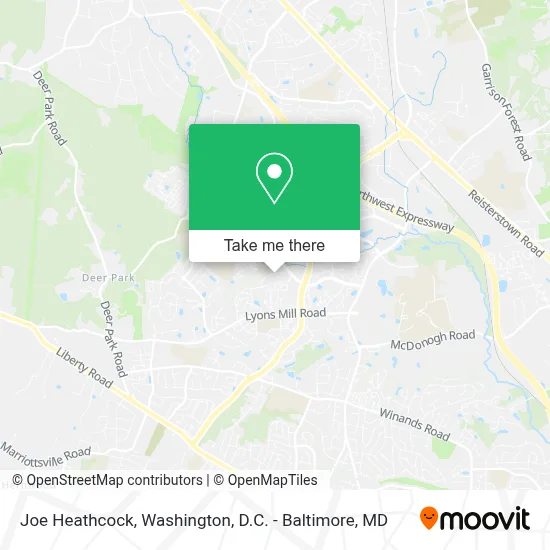 Joe Heathcock map
