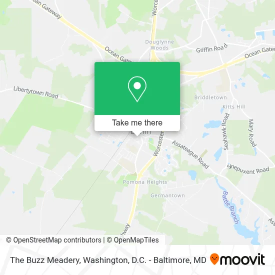The Buzz Meadery map