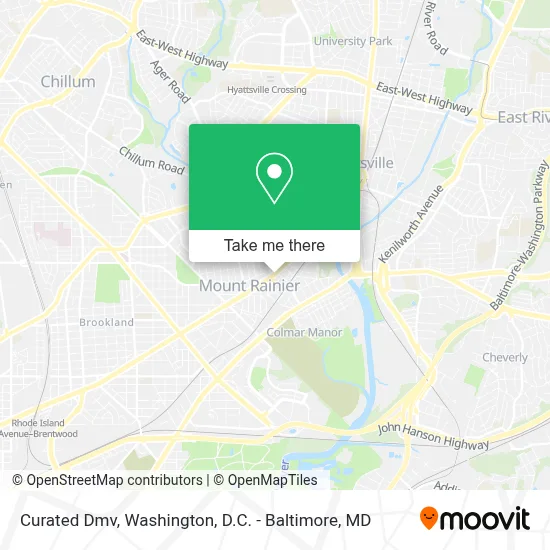 Curated Dmv map