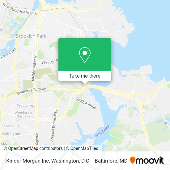 Kinder Morgan Inc map