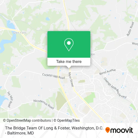 The Bridge Team Of Long & Foster map