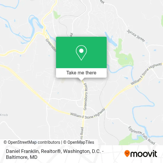Daniel Franklin, Realtor® map