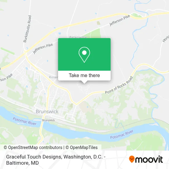 Graceful Touch Designs map