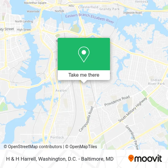 H & H Harrell map