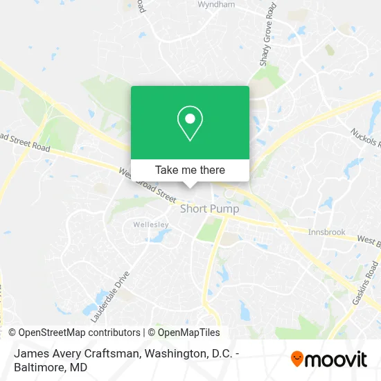 James Avery Craftsman map