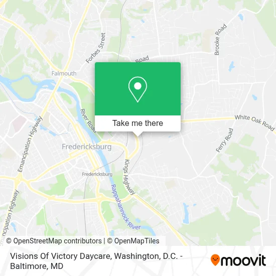 Visions Of Victory Daycare map