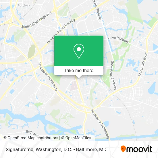 Signaturemd map