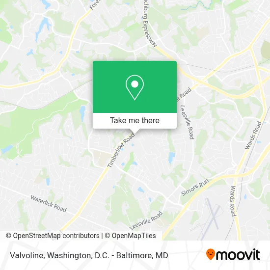 Valvoline map