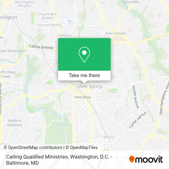 Calling Qualified Ministries map