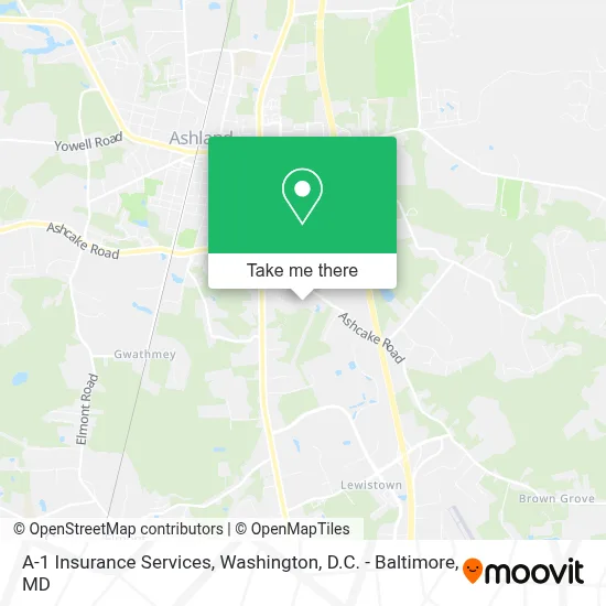 A-1 Insurance Services map