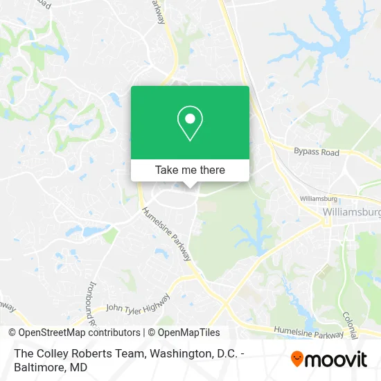 The Colley Roberts Team map