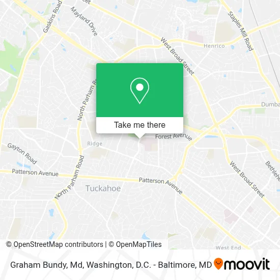 Graham Bundy, Md map