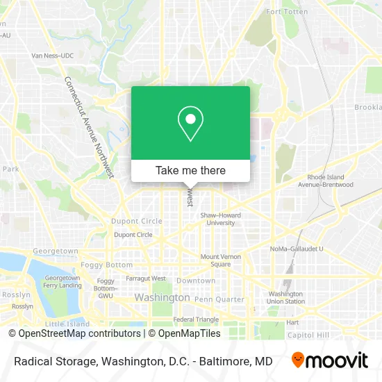 Radical Storage map