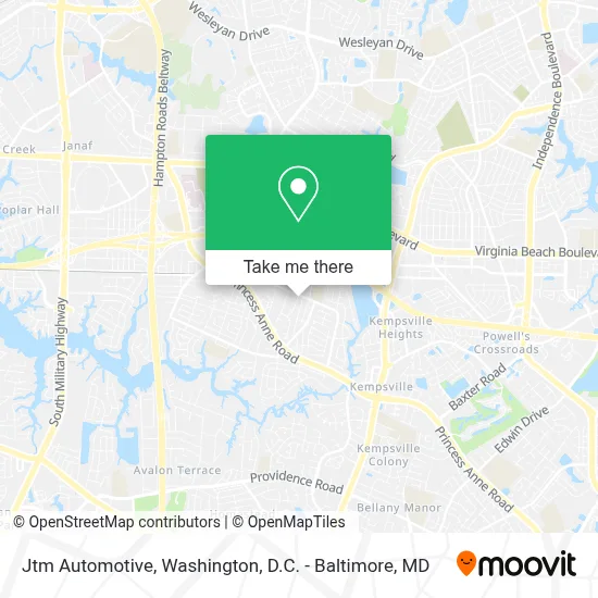 Jtm Automotive map