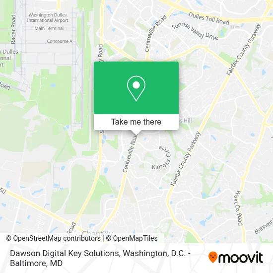 Dawson Digital Key Solutions map