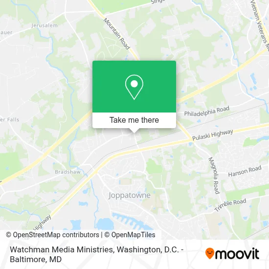 Watchman Media Ministries map