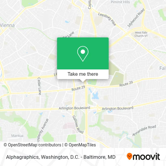 Alphagraphics map