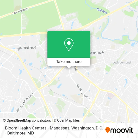 Bloom Health Centers - Manassas map