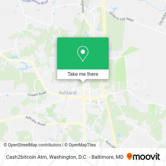 Cash2bitcoin Atm map