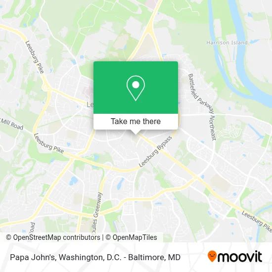 Papa John's map