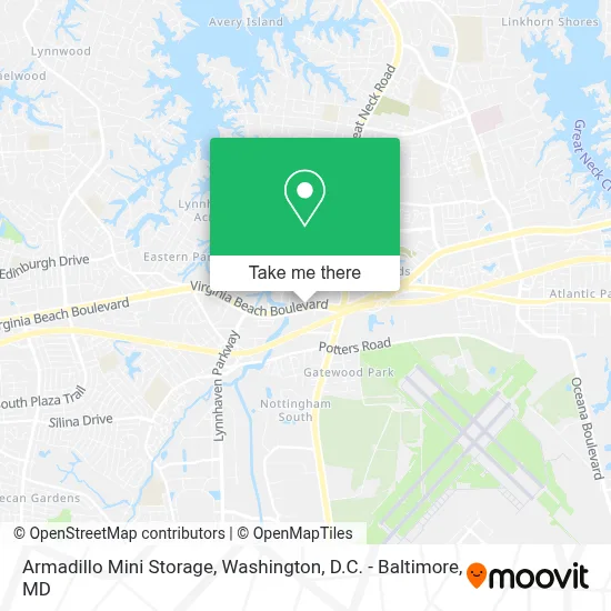 Armadillo Mini Storage map