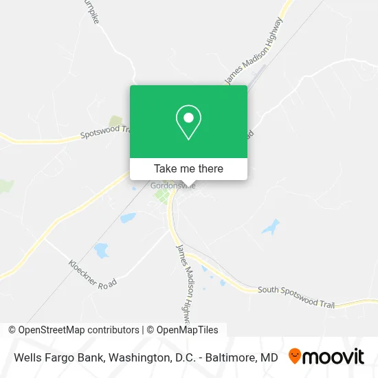 Wells Fargo Bank map