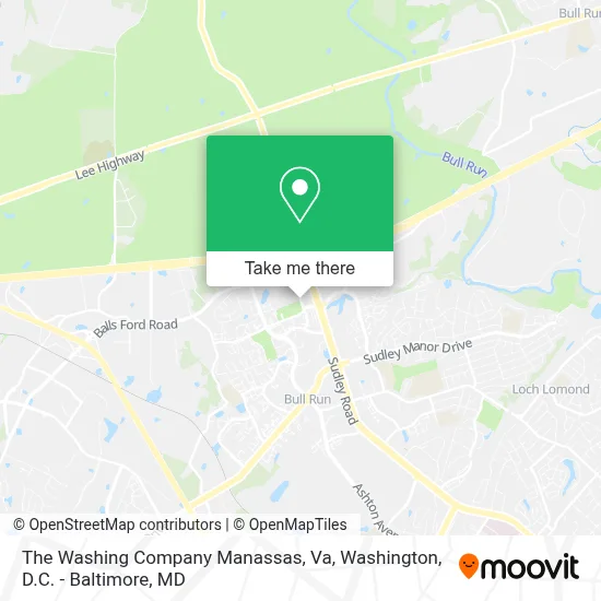 The Washing Company Manassas, Va map