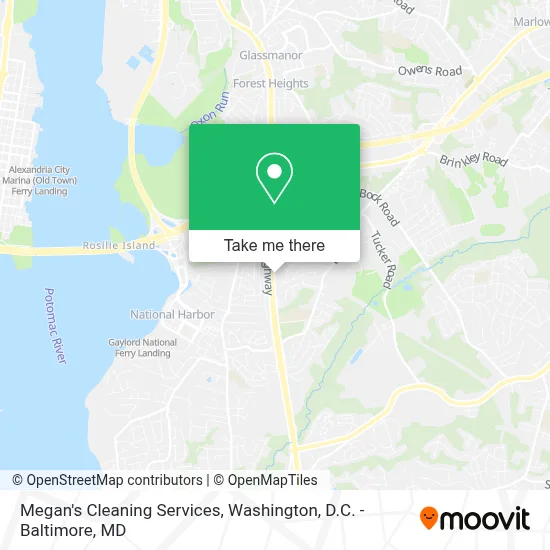 Megan's Cleaning Services map