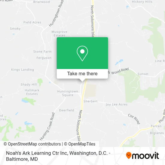 Noah's Ark Learning Ctr Inc map