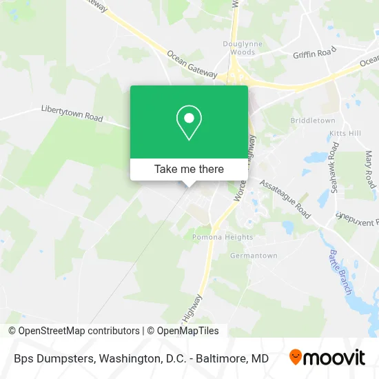 Bps Dumpsters map