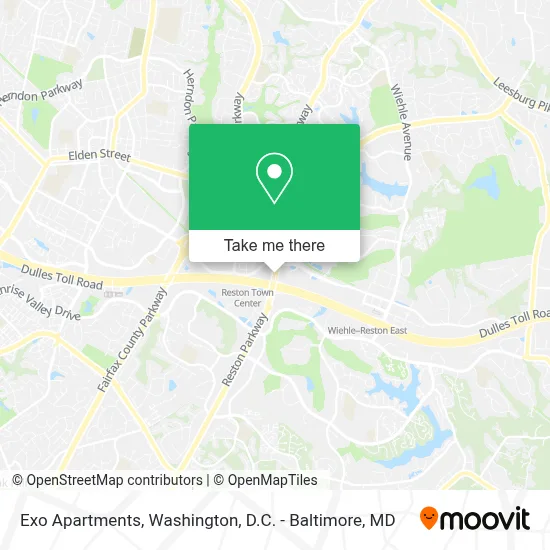 Exo Apartments map