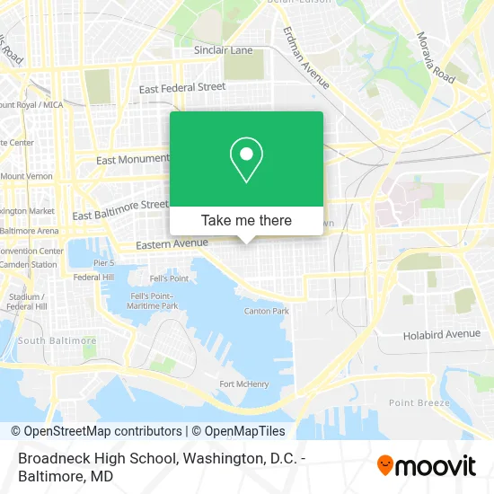 Broadneck High School map