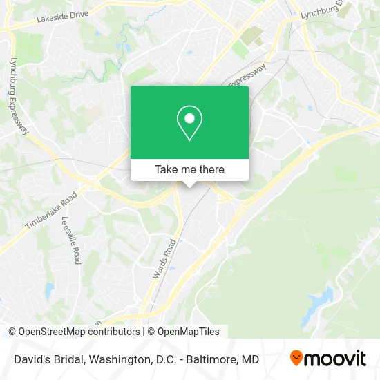 David's Bridal map